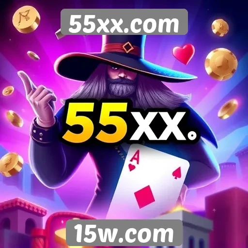 Variedade de jogos disponíveis no site 55xx.com